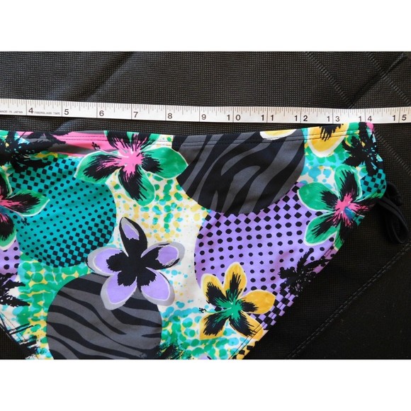 Joe Boxer Swim Bottom Womens Floral Bikini Bottom Size Medium - Picture 4 of 9